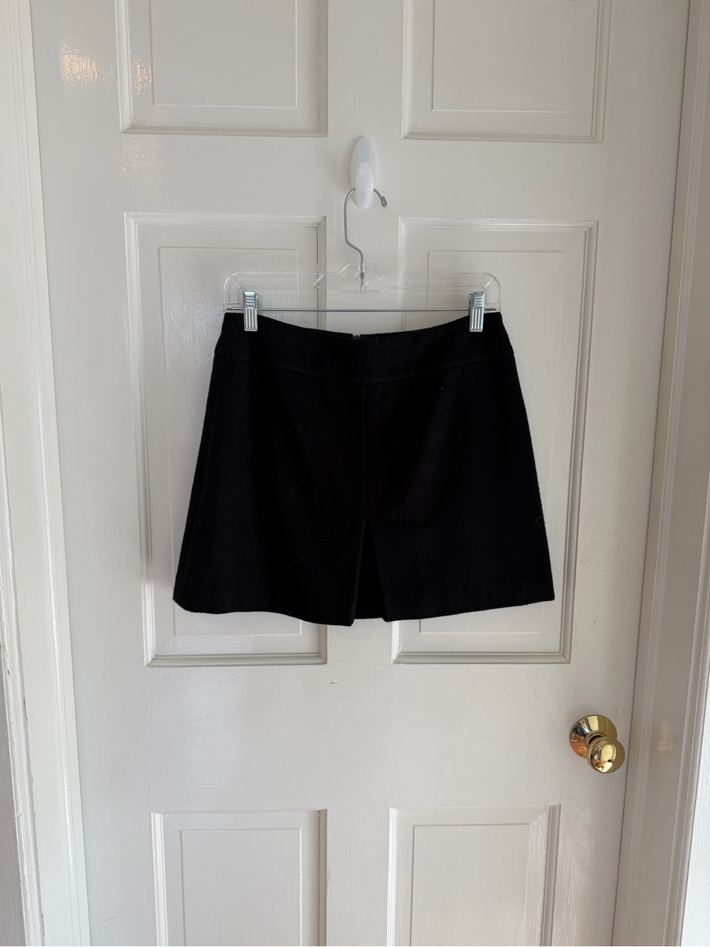Rachel Zoe Wool Blend Black A-Line Mini Skirt Size 2